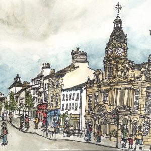 Kendal Town hall illustration
